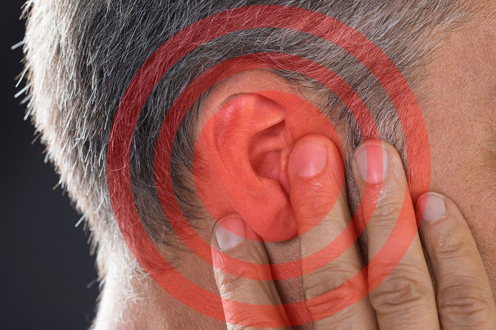sound reverberating around ear