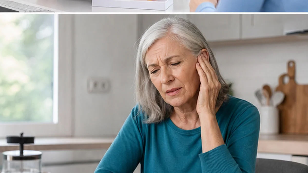 Photorealistic lifestyle image for OTC vs Prescription Hearing Aids: Real-World Differences